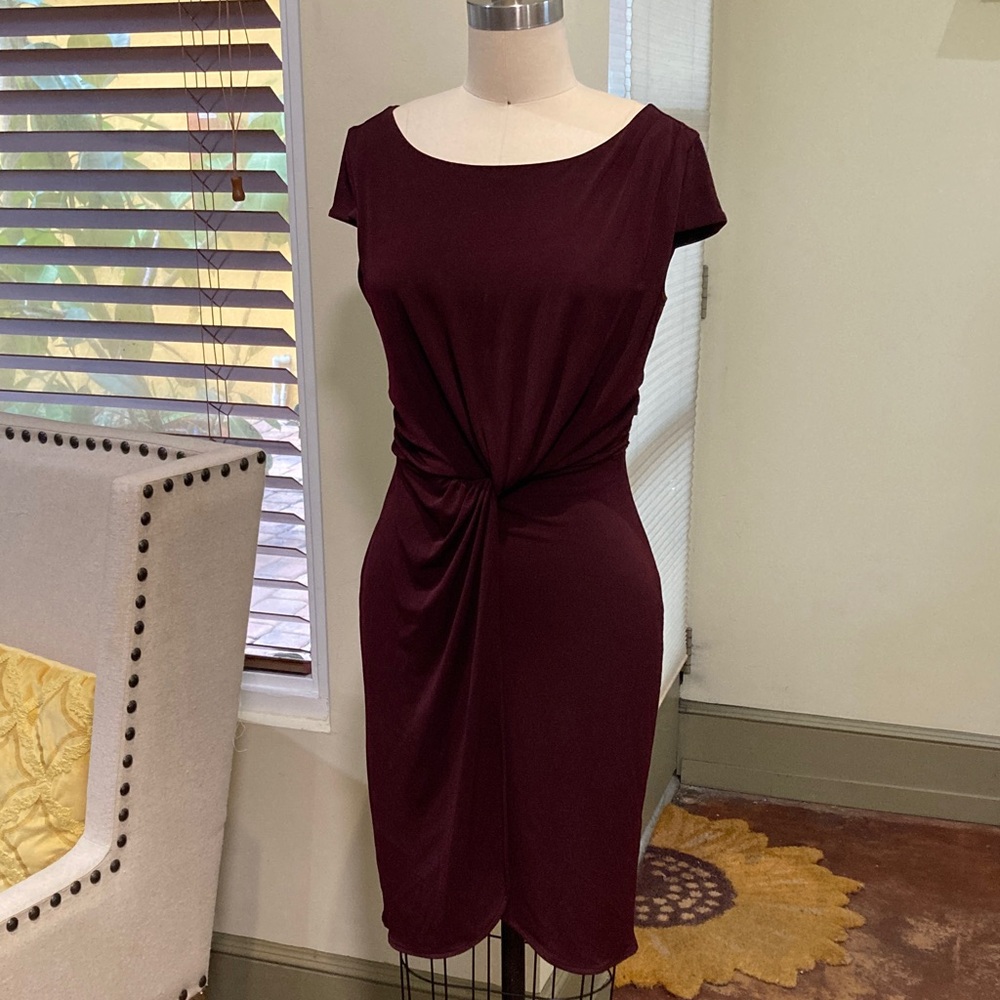 Victoria's Secret Deep Red Midi Dress